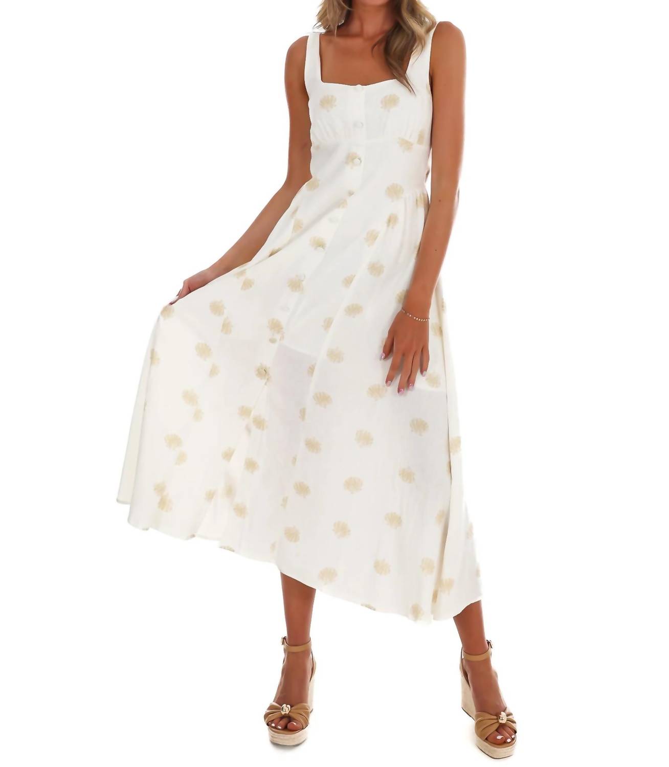 Blu Pepper - Women's Coastal Keepsake Midi Dress