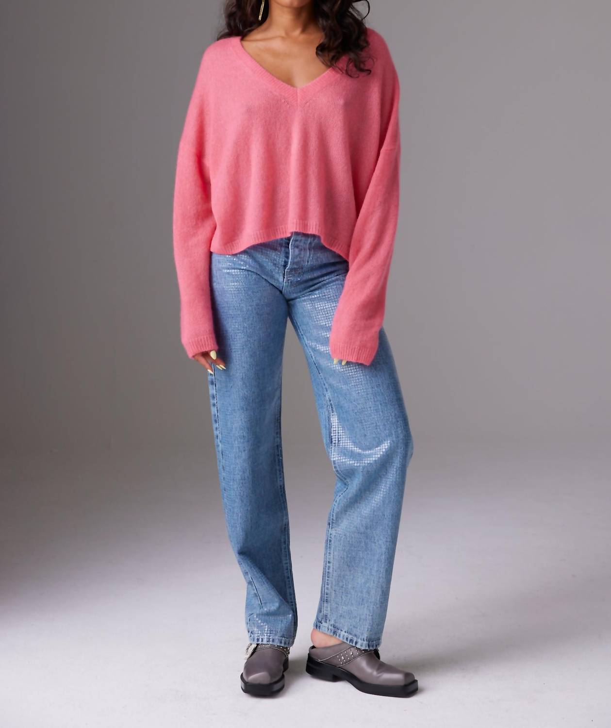 Colorush - Amara V-neck Cashmere Sweater