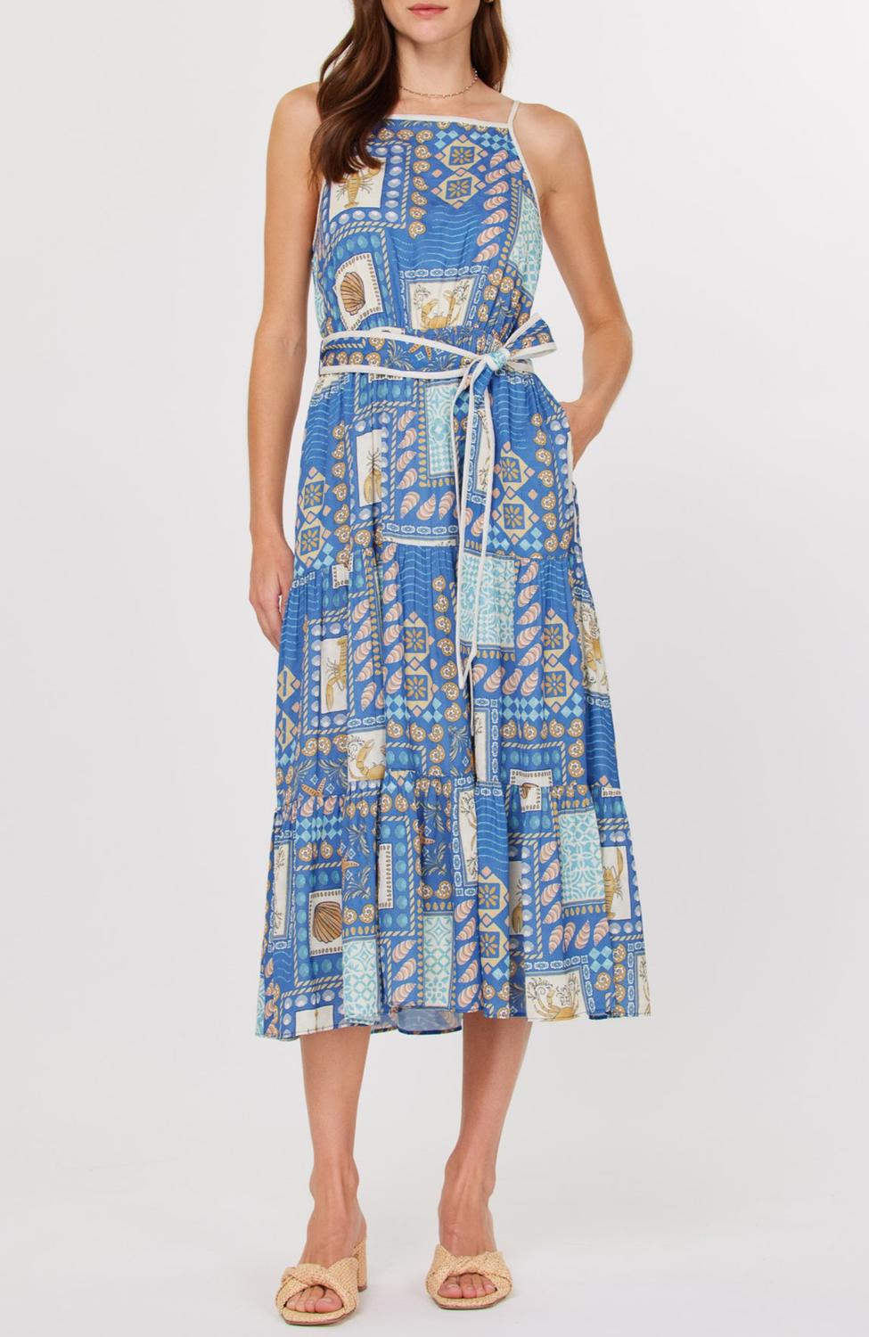 Current Air - Square Neck Midi Dress