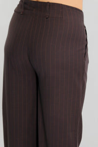 Norr Kandria Wide Leg Pants in brown - women's pants - view 5
