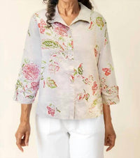 Habitat - Cross-dyed Linen Retro Swing Top