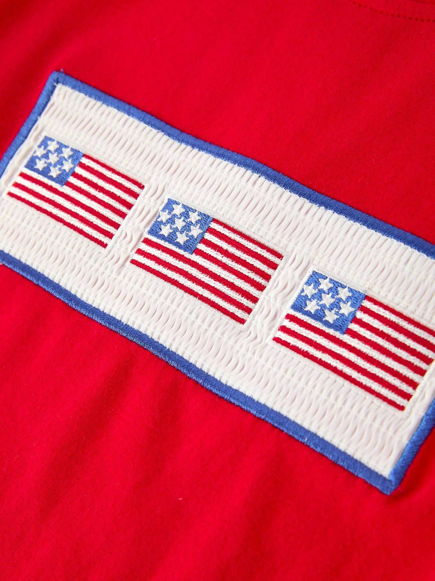Rylee Faith Designs - Girls 4th of July Flag Outfit Set
