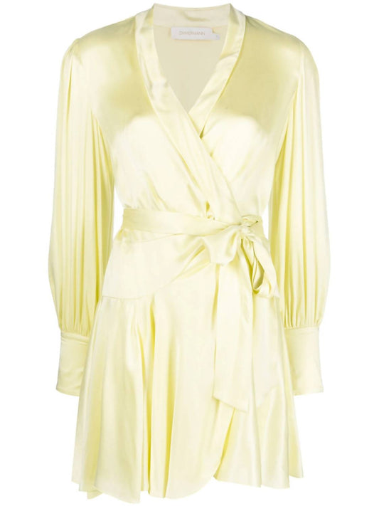 Zimmermann - Silk Wrap Mini Dress