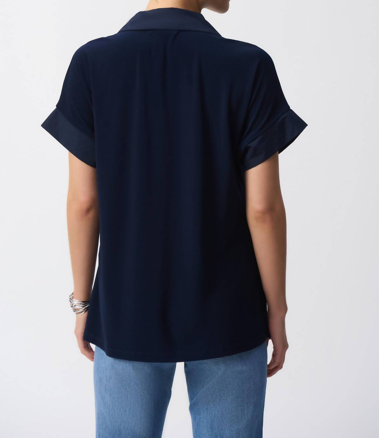Joseph Ribkoff - Silky Knit Reversible Boxy Top