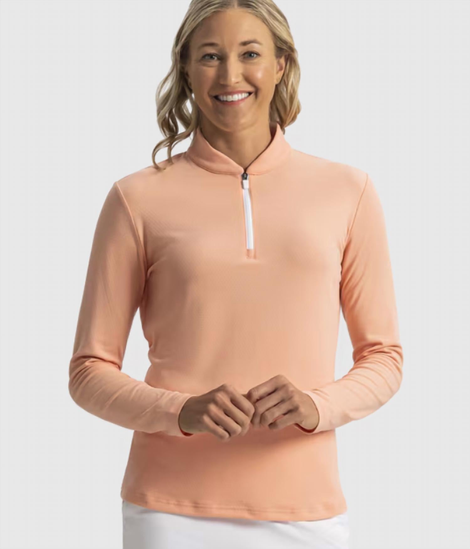 Footjoy - Women's Blade Collar Mid-layer 1/4 Zip Sweater