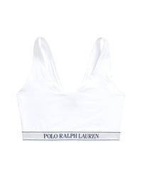 Polo Ralph Lauren - Repeat-Logo Scoop Cropped Tank