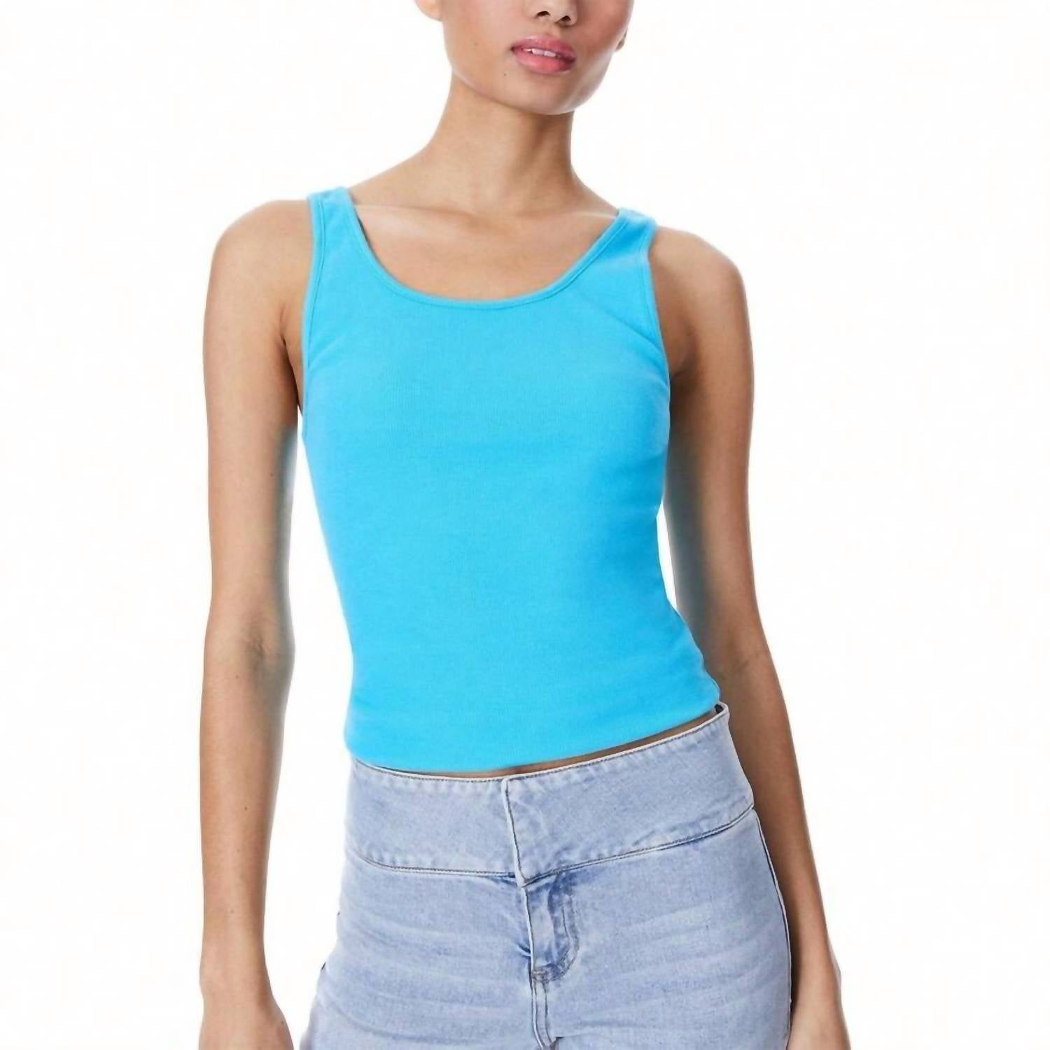 Alice + Olivia - Jemi Rib Tank Top