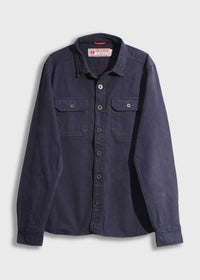 Iron & Resin Men's Journeyman Flex Shirt in navy - men's shirt