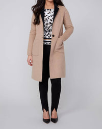 Renuar Just Hanging Around Reversible Jacket in tan black - women's jacket