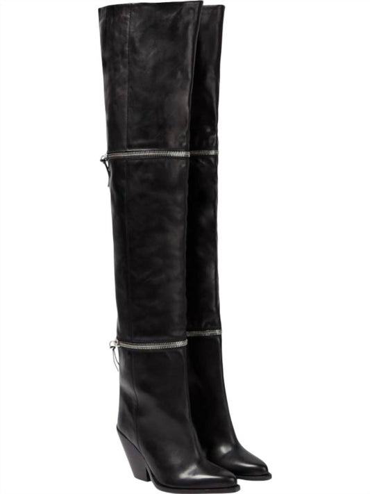Isabel Marant - Pre-loved Women Lelodie Leather Over The Knee Boots