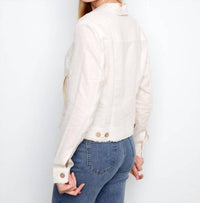 Charlie B - Foiled Linen Blend Jacket