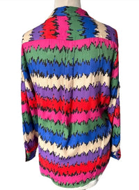 Vilagallo - Gaby Makasart Print Shirt Blouse