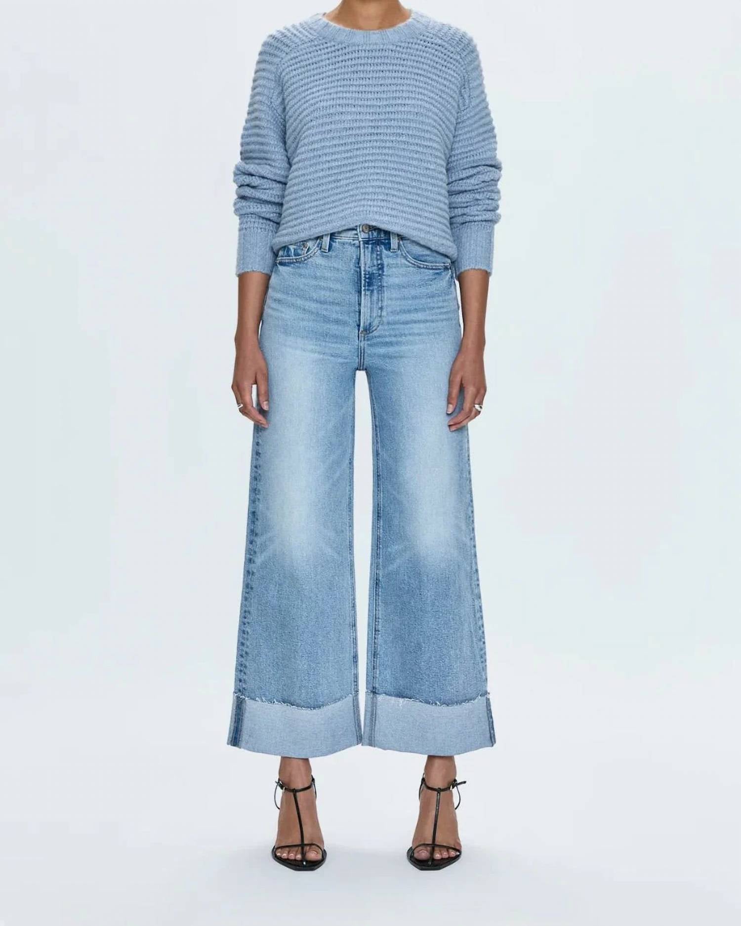 Pistola - Lana High Rise Ultra Wide Cuffed Jeans