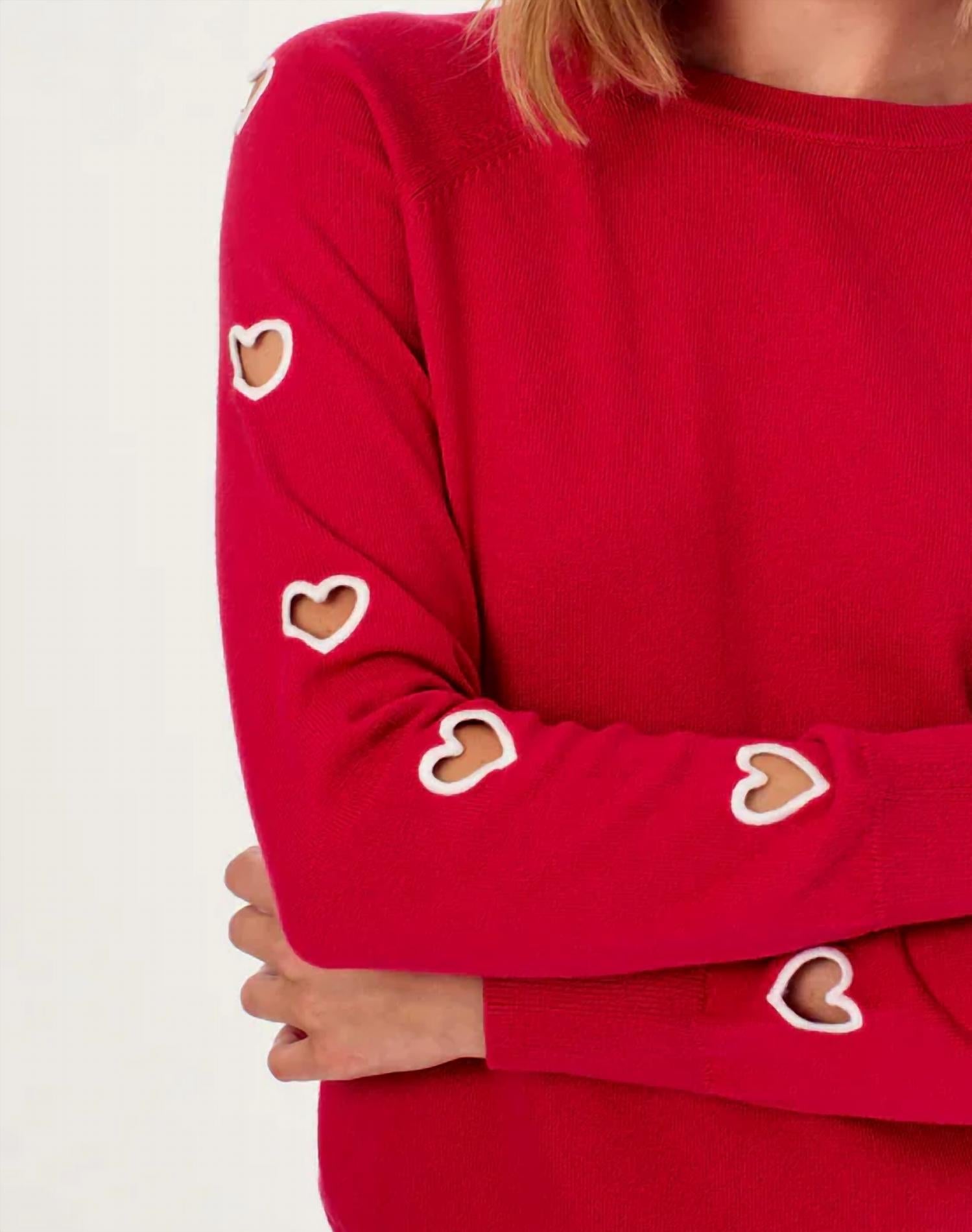 J. Society - Heart Cut Out Sweater