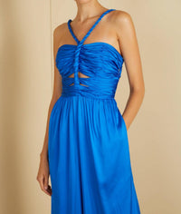 Amur - Kirah Twist Halter Jumpsuit