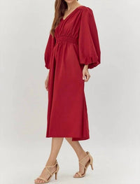 Jodifl - Brylee Long Sleeve Maxi Dress With Pockets