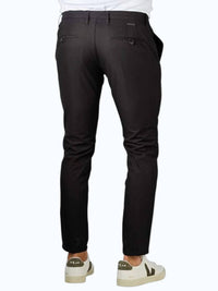 Alberto Rob Slim Fit Chino Pants in black - men's pants - alternate view