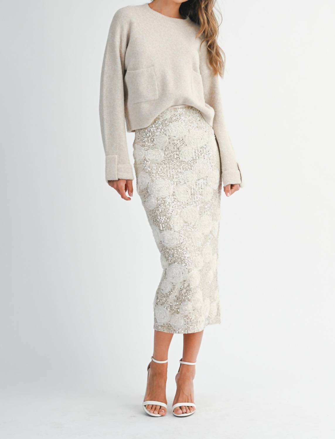 Mable - Parker Front Pocket Detail Sweater