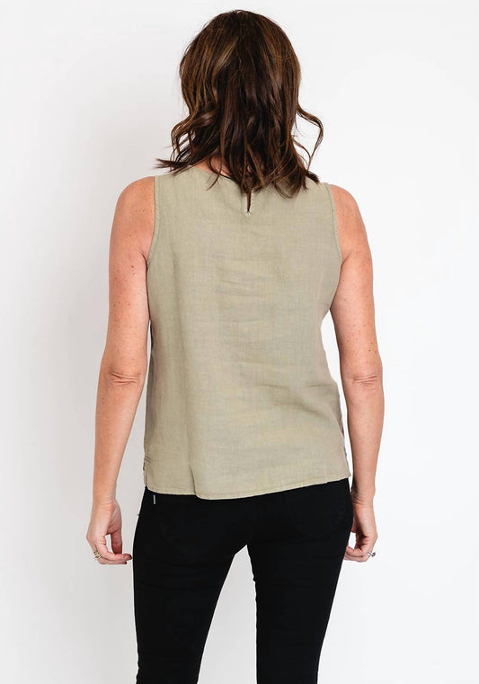 Dolcezza - Linen Tank Top