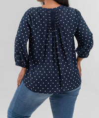Nydj - Pintuck Button Down Blouse - Plus
