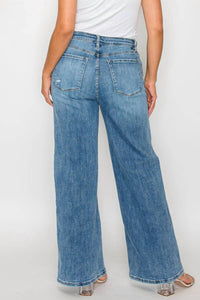 Bytos - High Rise Wide Leg Jeans - Plus