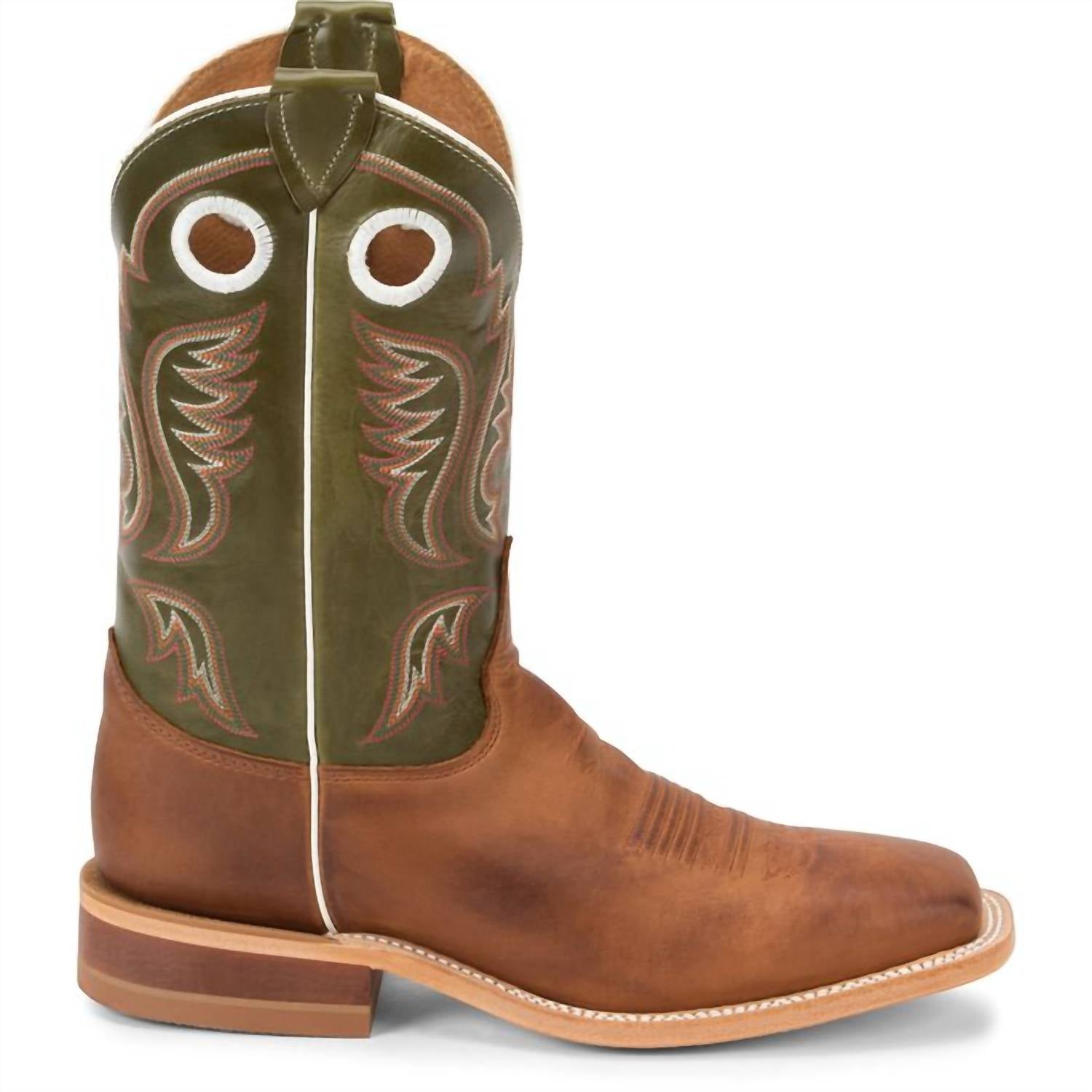 Justin Boots - Men's Bent Rail Western Boot With Ponteggio Cowhide Foot - Wide