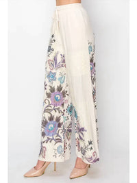 Origami - Women's Lace Patchwork Pants