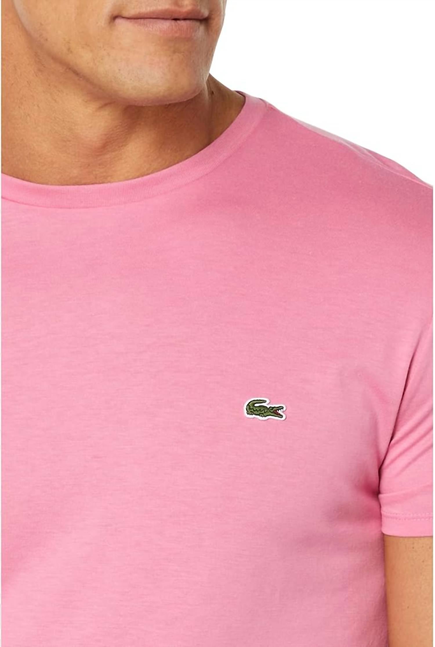 Lacoste - Short Sleeve Crew Neck Pima Cotton Jersey T-shirt