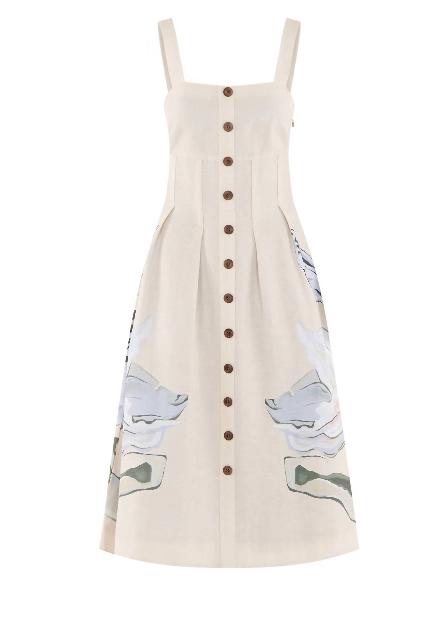 Emily McCarthy Constance Midi Dress in lavender fields - women's dress - view 5