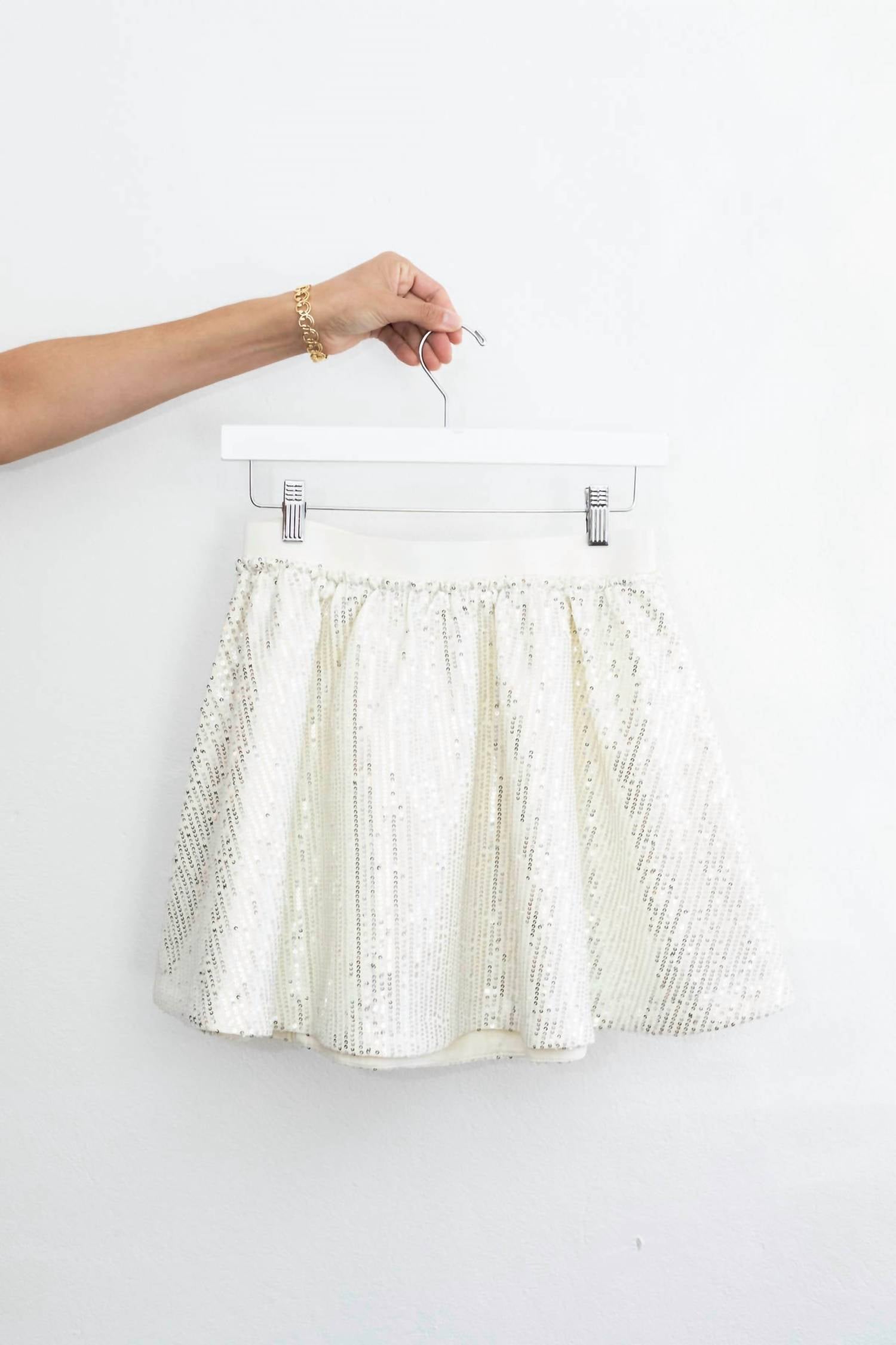 Mustard Seed - Sequin Skater Skirt