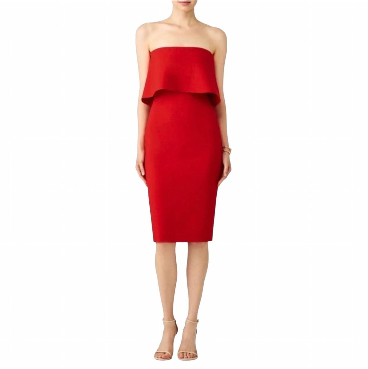 Likely - Women's Strapless Ruffle Driggs Dress