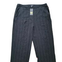 Jones New York - Women's Euro Stripe Wide-leg Dress Pants