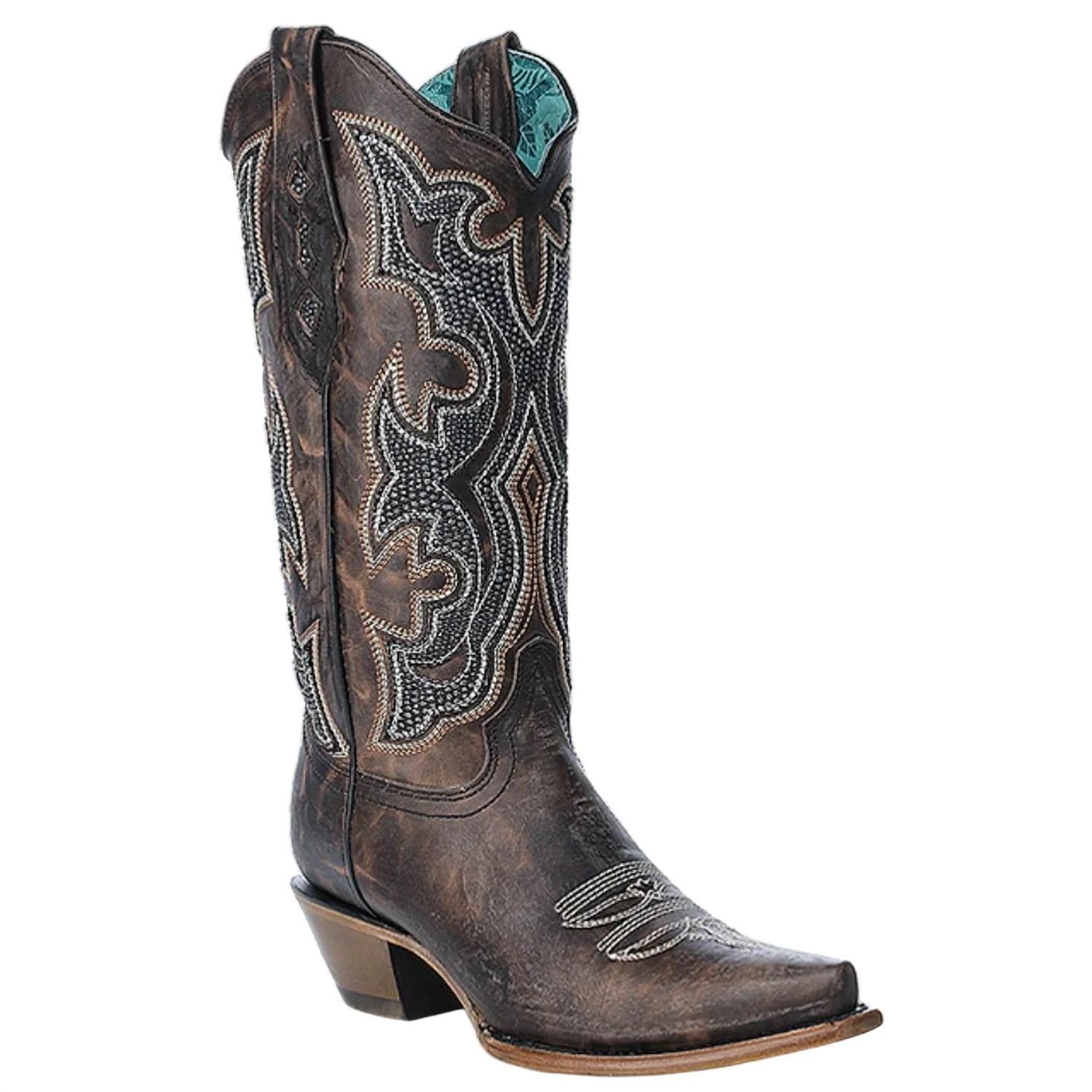 Corral - Women's Embroidery And Overlay Western Boots