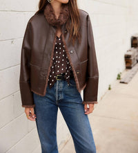 Fifteen Twenty - Mackenzie Reversible Faux Fur Coat