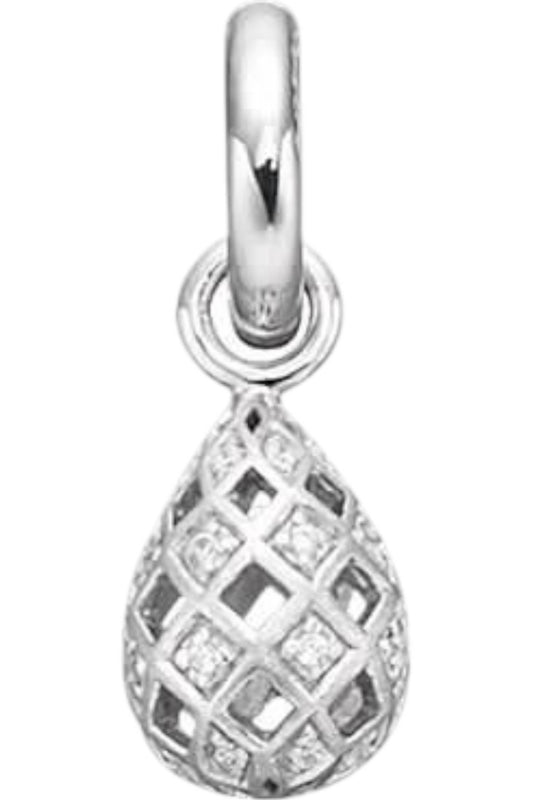 Story Jewellery - Sterling Silver Harlequin Drop Charm