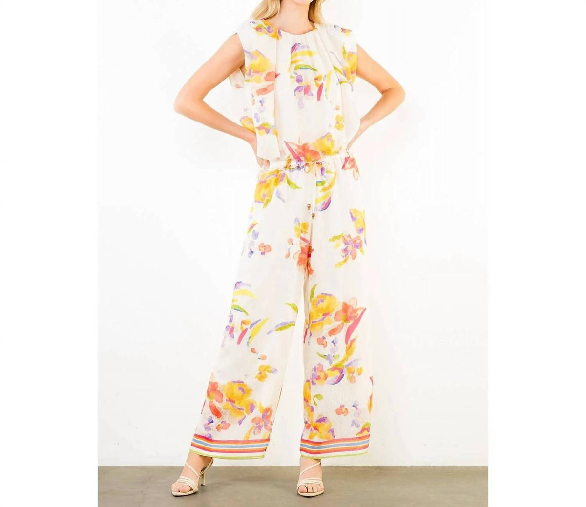 Thml - Loose Floral Pattern Pants