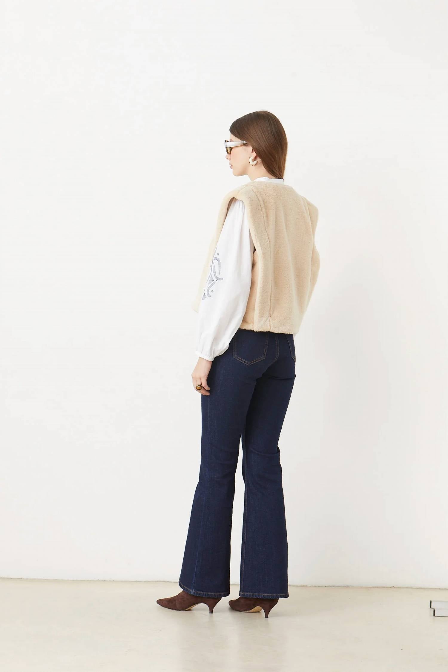 Suncoo - Diego Faux Fur Vest