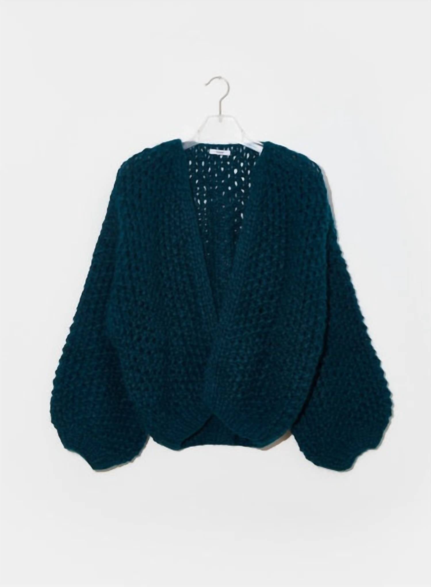 Maiami - Pearl Pattern Bomber Cardigan