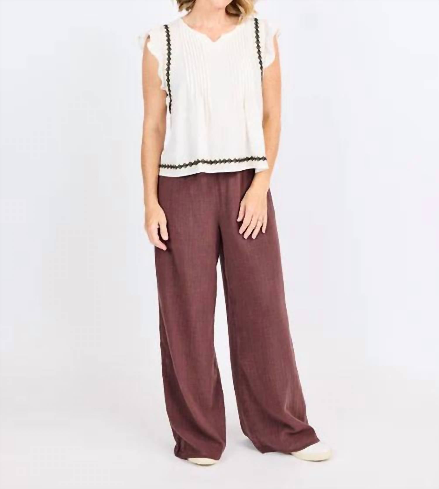 Sadie & Sage - Memory Lane Ruffle Top