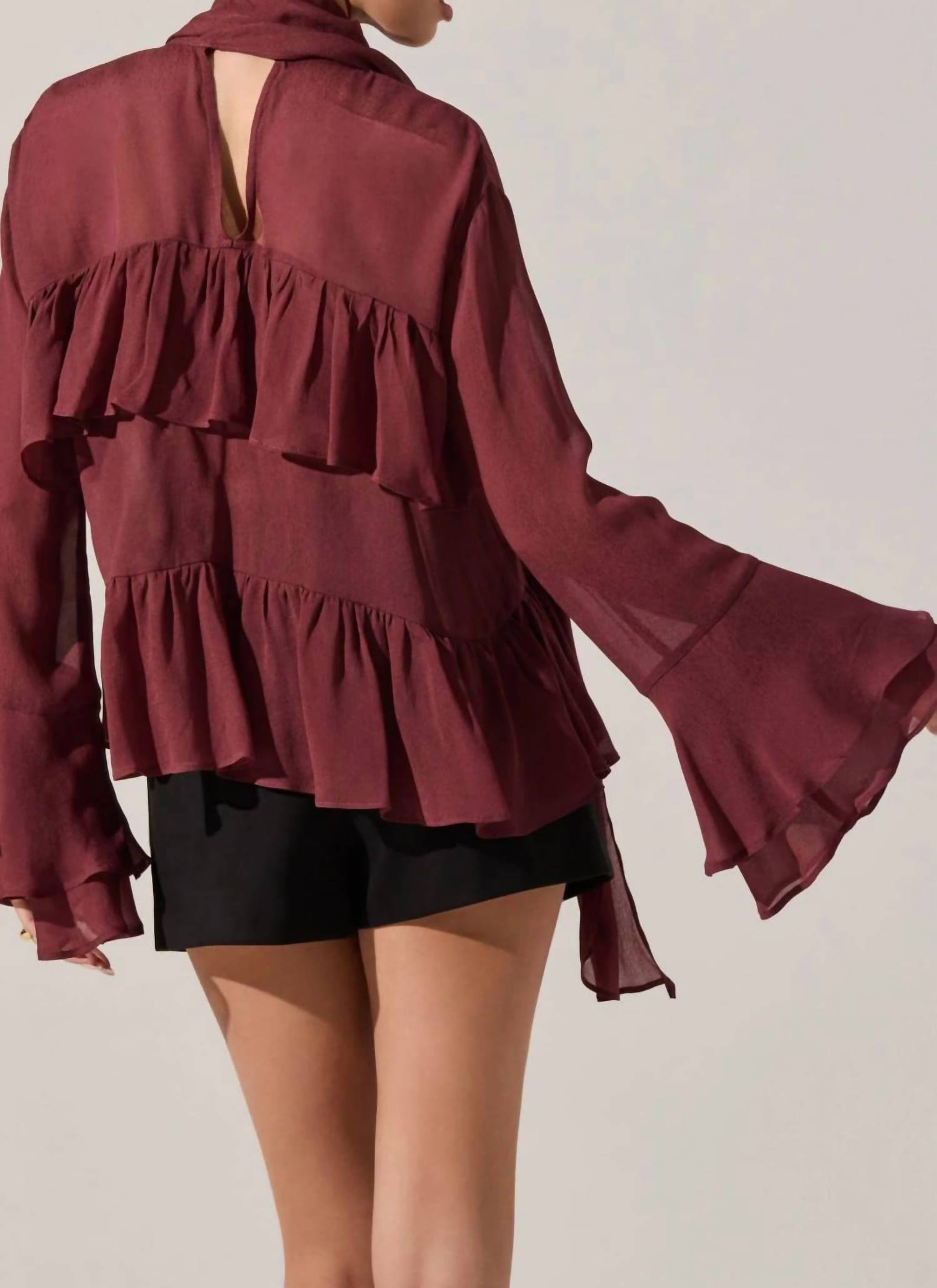 Astr - Fae Ruffle Top