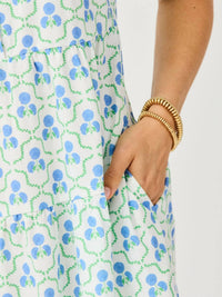 Mary Square - Eloise Sweetbriar Lattice Midi Dress