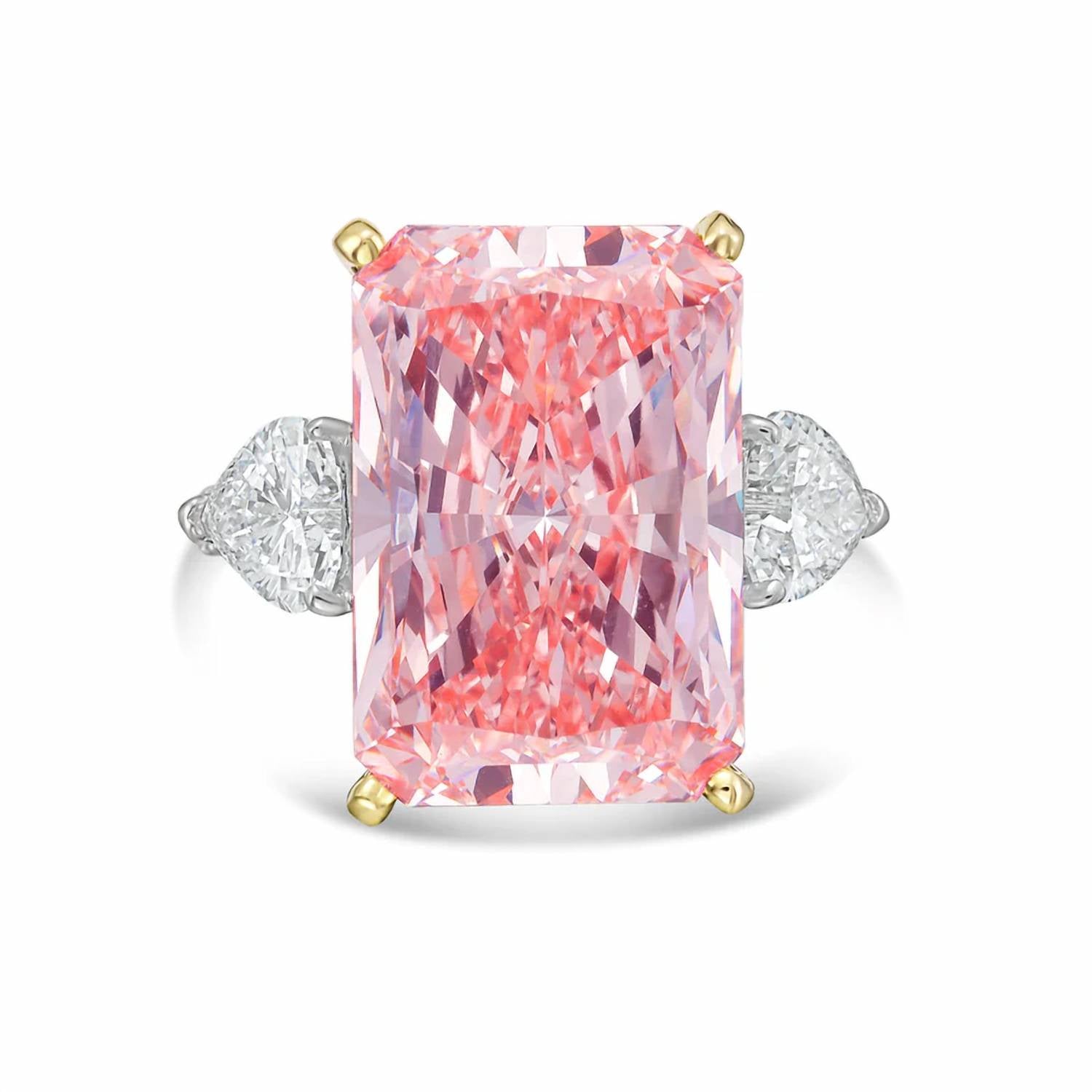 Diana M Jewels - Women's Radiant Lab-Grown Diamond Ring (5.00 Ct) - Statement