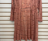 Vocal Apparel - Lace Jacket With Studded Suede Details