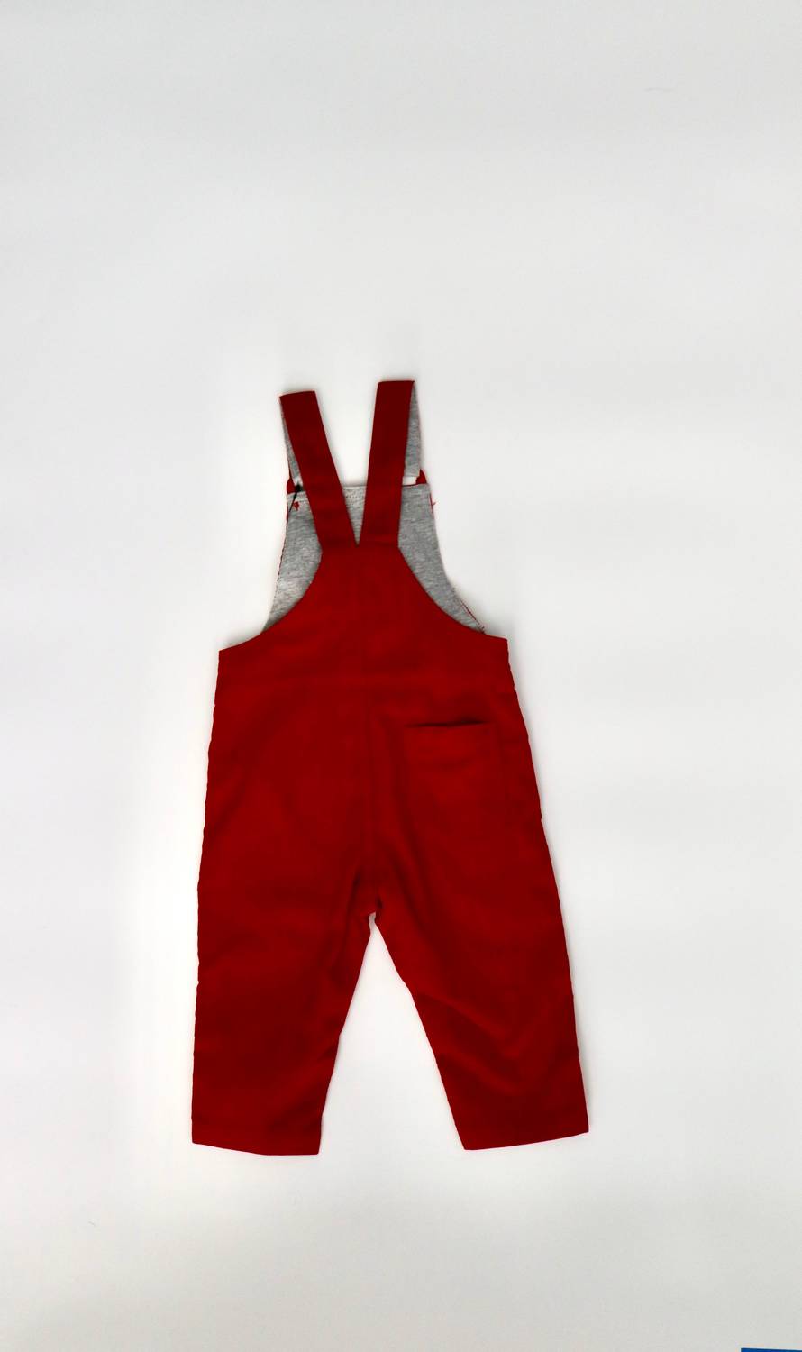 ME & HENRY Kid's Harrison Cord Overall in red - kids' item - view 6