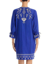Johnny Was - TIE FRONT KIMONO SLEEVE DRESS (SLIP) ALBA