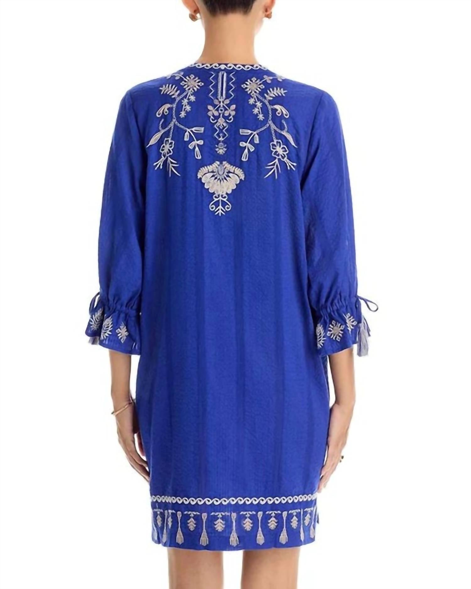 Johnny Was - TIE FRONT KIMONO SLEEVE DRESS (SLIP) ALBA