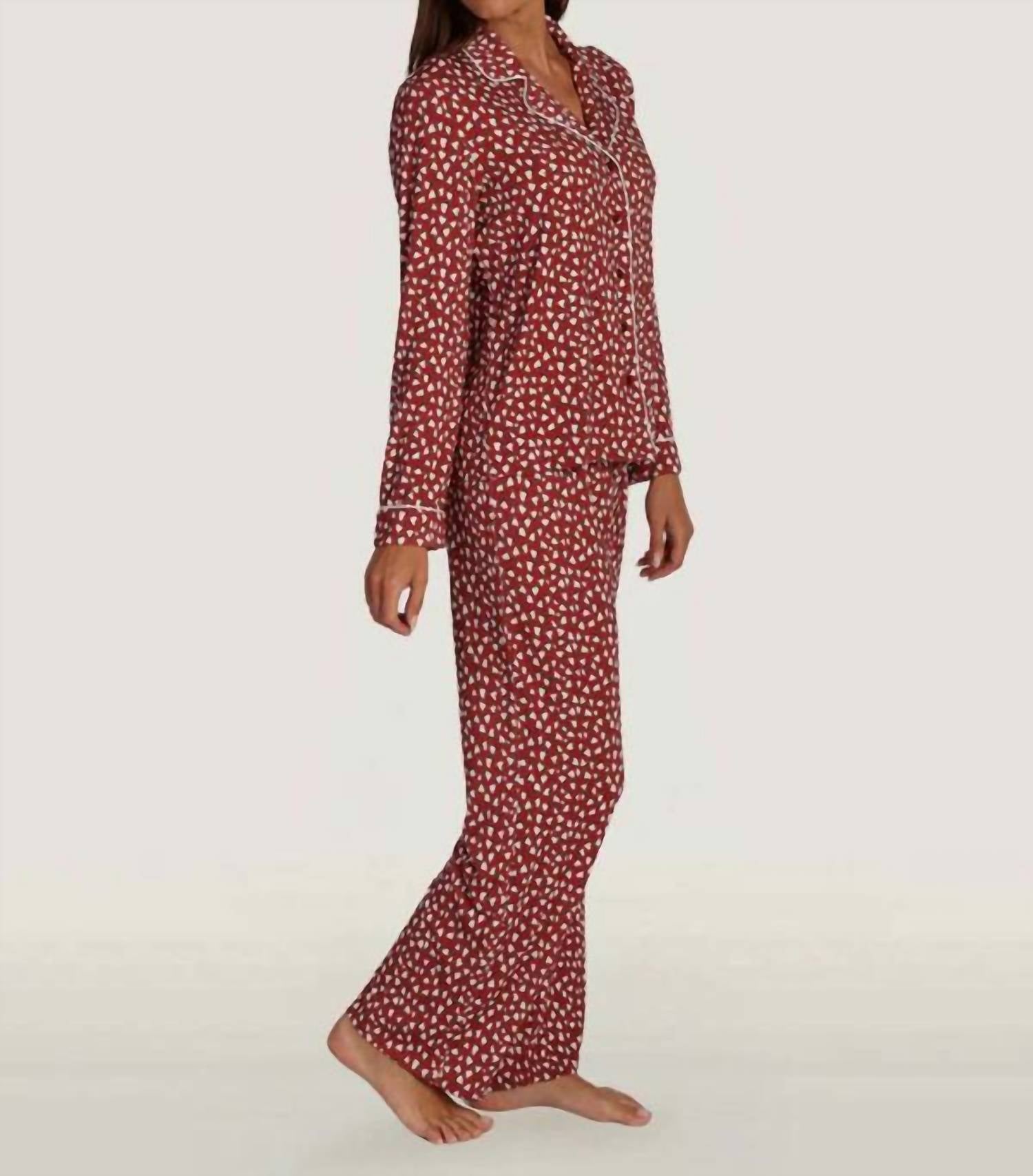 Dylan - Hearts Long Sleeve Pajama Set