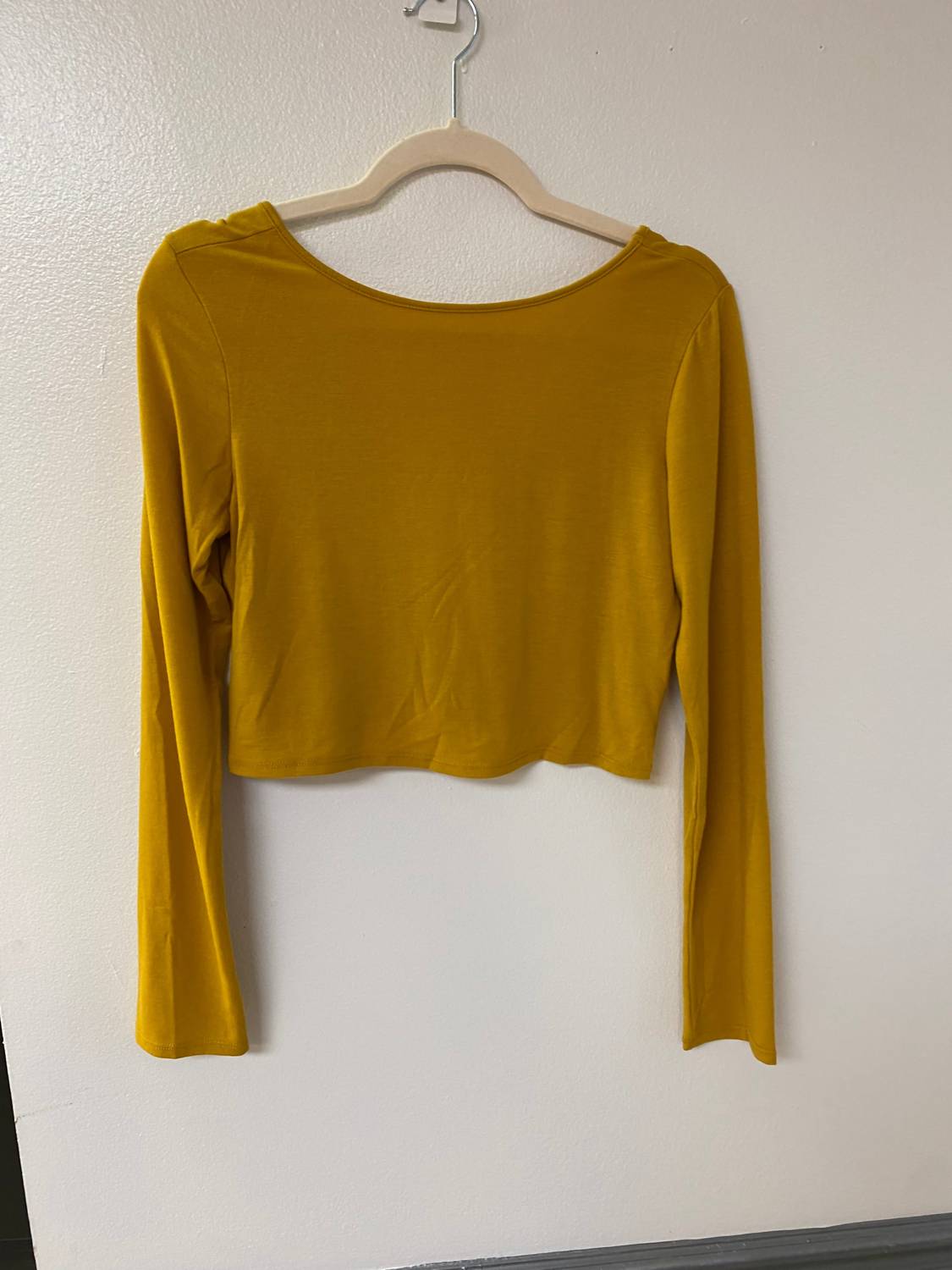 Peach Love - Long Sleeve Crop Top