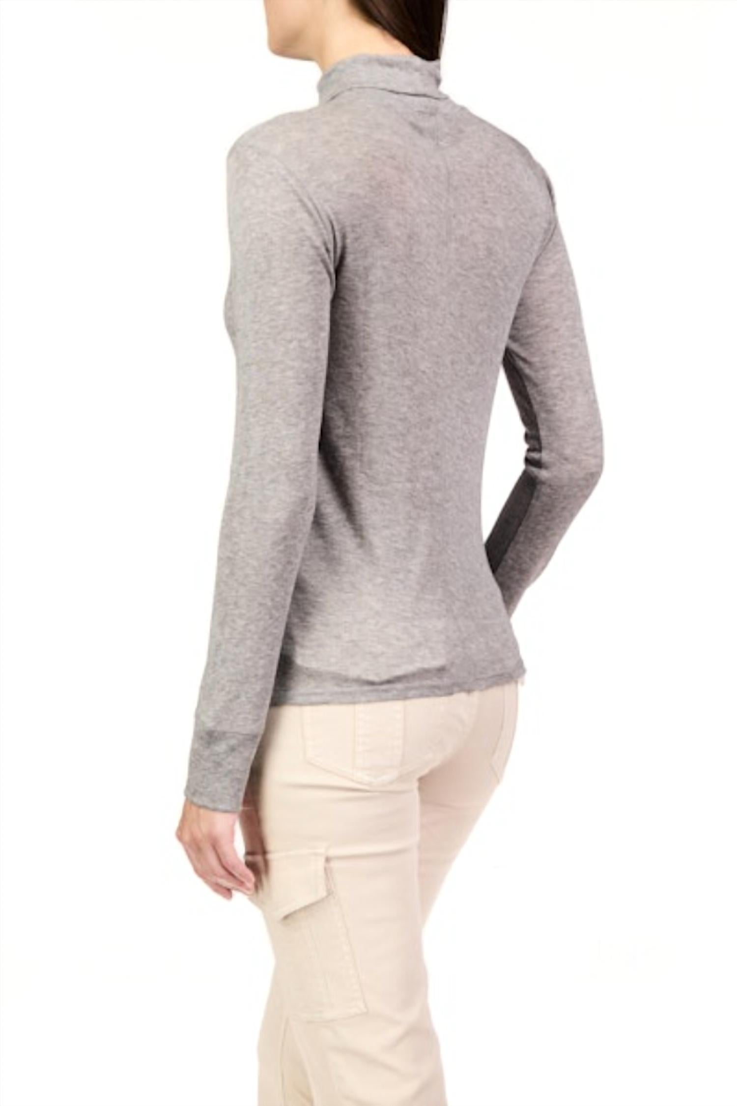 Sanctuary - Exposed Seam Knit Mock Neck Sweater