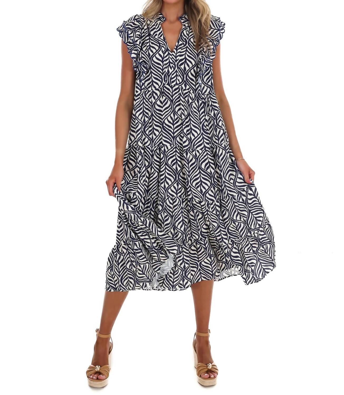 Umgee - Women's Tropic Drift Midi Dress
